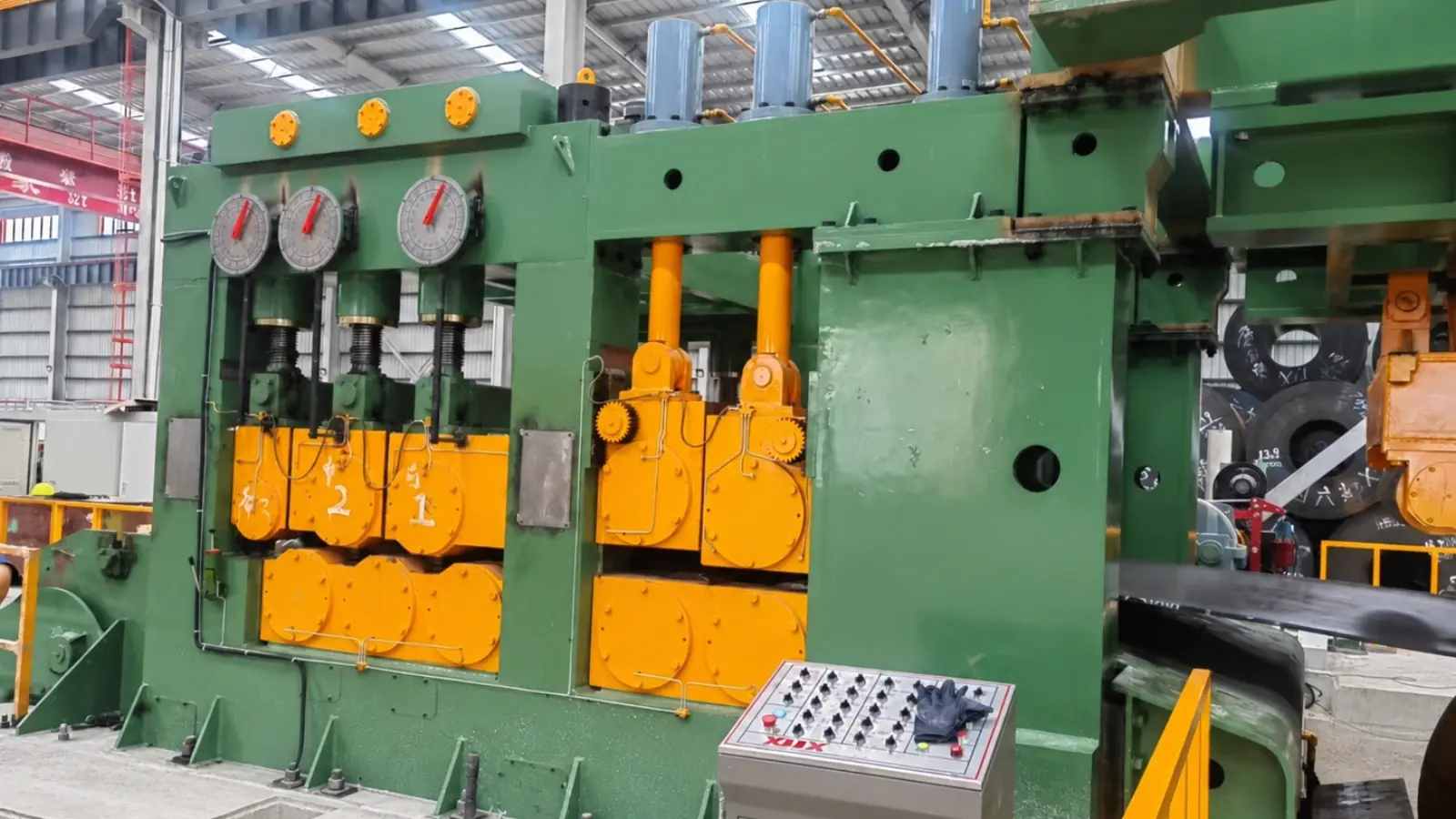 Línea de corte transversal de lámina laminada en caliente — foto real XIONGJIN — imagen 3